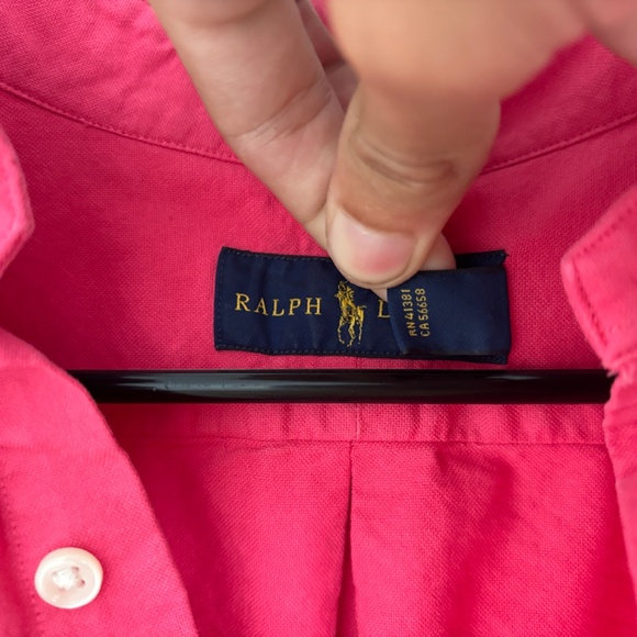 pink polo ralph lauren shirt - Picture 4 of 7